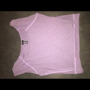 Purple pajama shirt